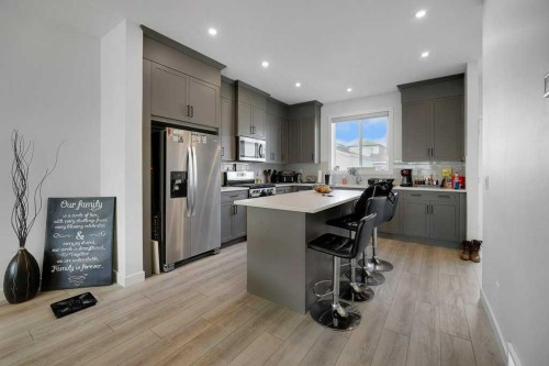 20 Amblefield Avenue Nw, Calgary, AB - Indoor Photo Showing Kitchen With Upgraded Kitchen