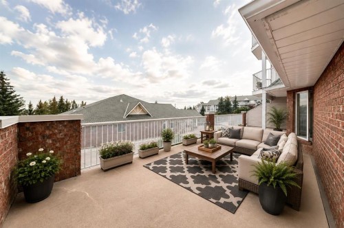 1109-1109 Hawksbrow Point Nw, Calgary, AB - Outdoor With Deck Patio Veranda With Exterior