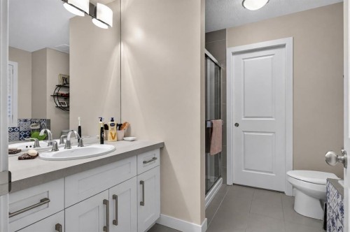 725 New Brighton Drive Se, Calgary, AB - Indoor Photo Showing Bathroom