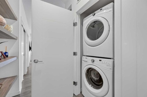 219-12 Mahogany Path Se, Calgary, AB - Indoor Photo Showing Laundry Room
