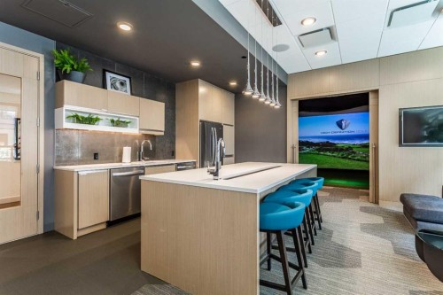 219-12 Mahogany Path Se, Calgary, AB - Indoor Photo Showing Kitchen With Stainless Steel Kitchen
