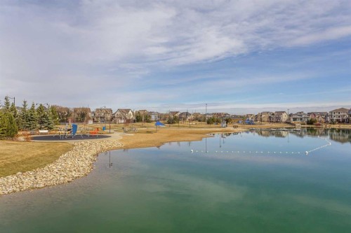 219-12 Mahogany Path Se, Calgary, AB - Outdoor With Body Of Water With View