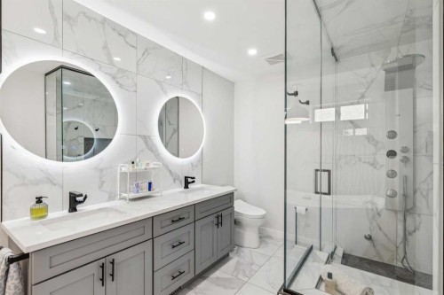6991 Christie Briar Manor Sw, Calgary, AB - Indoor Photo Showing Bathroom