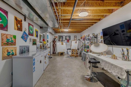 6991 Christie Briar Manor Sw, Calgary, AB - Indoor Photo Showing Basement