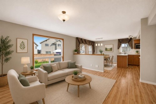 54 Coral Springs Court Ne, Calgary, AB - Indoor Photo Showing Living Room