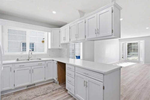 4014 Shannon Drive, Olds, AB - Indoor Photo Showing Kitchen With Double Sink