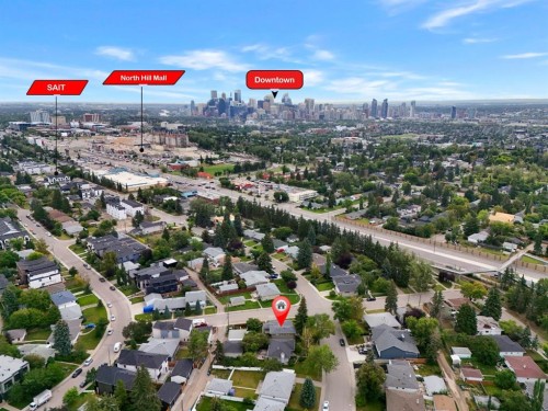 2204 Halifax Crescent Nw, Calgary, AB - Outdoor With View