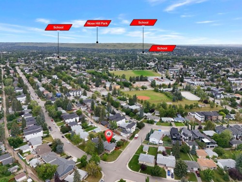 2204 Halifax Crescent Nw, Calgary, AB - Outdoor With View