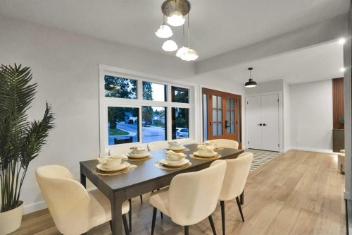 4916 Norquay Drive Nw, Calgary, AB - Indoor Photo Showing Dining Room