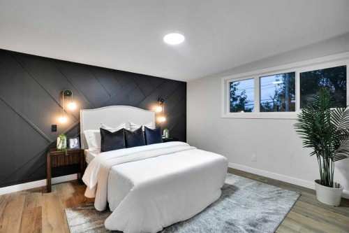 4916 Norquay Drive Nw, Calgary, AB - Indoor Photo Showing Bedroom
