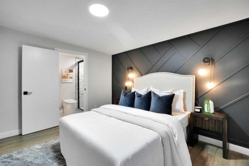 4916 Norquay Drive Nw, Calgary, AB - Indoor Photo Showing Bedroom