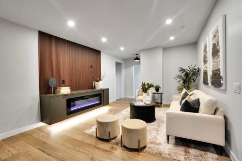 4916 Norquay Drive Nw, Calgary, AB - Indoor With Fireplace