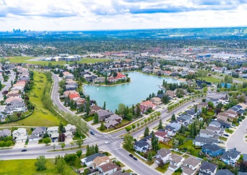 63 Arbour Lake Drive Nw, Calgary, AB - Outdoor With Body Of Water With View