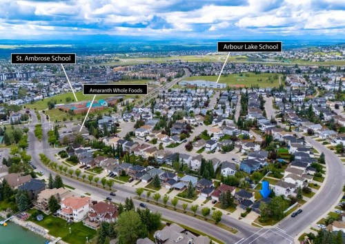 63 Arbour Lake Drive Nw, Calgary, AB - Outdoor With Body Of Water With View