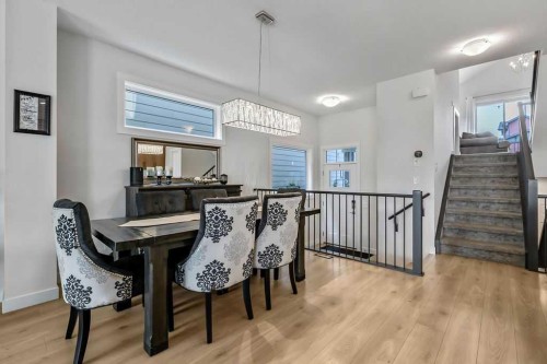 100 Cranbrook Gardens West, Calgary, AB - Indoor Photo Showing Dining Room