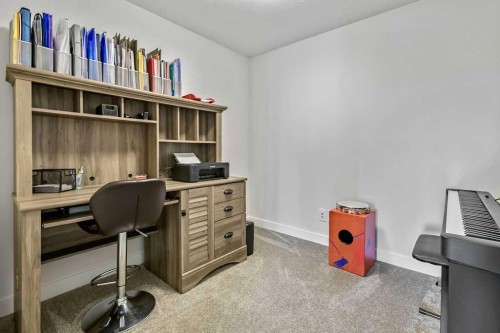 100 Cranbrook Gardens West, Calgary, AB - Indoor Photo Showing Office