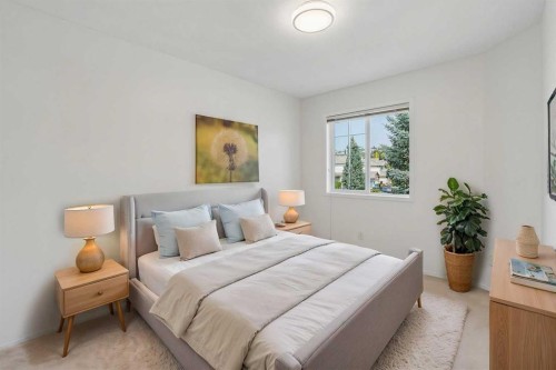 74 Spring View Sw, Calgary, AB - Indoor Photo Showing Bedroom