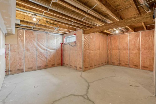 74 Spring View Sw, Calgary, AB - Indoor Photo Showing Basement