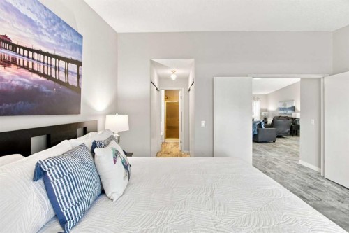 75 Lincoln Manor East, Calgary, AB - Indoor Photo Showing Bedroom