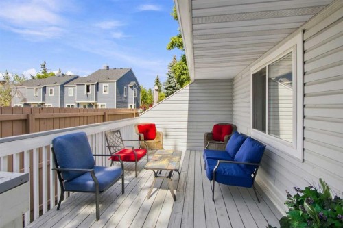 75 Lincoln Manor East, Calgary, AB - Outdoor With Deck Patio Veranda With Exterior