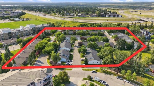 75 Lincoln Manor East, Calgary, AB - Outdoor With View