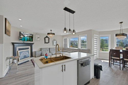 33 Skyview Springs Road Ne, Calgary, AB - Indoor Photo Showing Kitchen