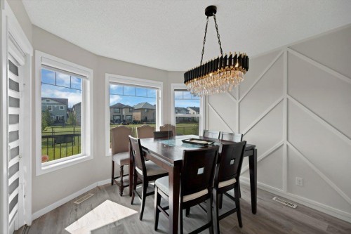33 Skyview Springs Road Ne, Calgary, AB - Indoor Photo Showing Dining Room