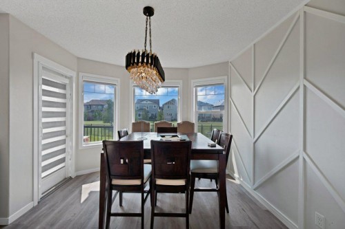33 Skyview Springs Road Ne, Calgary, AB - Indoor Photo Showing Dining Room