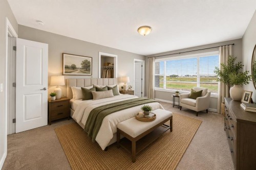 27 Redstone Heights Ne, Calgary, AB - Indoor Photo Showing Bedroom