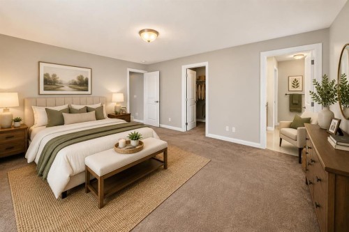 27 Redstone Heights Ne, Calgary, AB - Indoor Photo Showing Bedroom