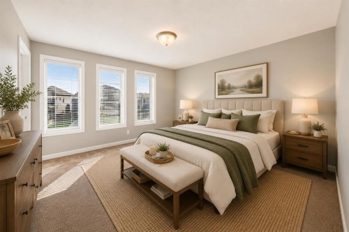 27 Redstone Heights Ne, Calgary, AB - Indoor Photo Showing Bedroom