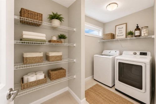 27 Redstone Heights Ne, Calgary, AB - Indoor Photo Showing Laundry Room