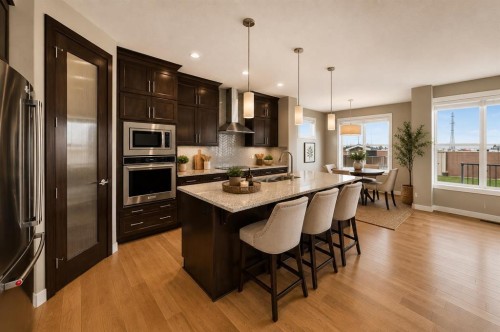 27 Redstone Heights Ne, Calgary, AB - Indoor Photo Showing Kitchen With Stainless Steel Kitchen With Upgraded Kitchen