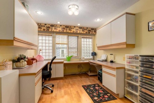 660 Coach Grove Road Sw, Calgary, AB - Indoor Photo Showing Office