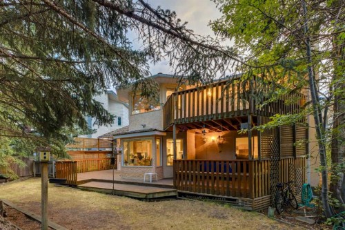 660 Coach Grove Road Sw, Calgary, AB - Outdoor With Deck Patio Veranda
