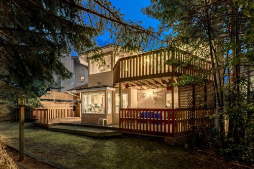 660 Coach Grove Road Sw, Calgary, AB - Outdoor With Deck Patio Veranda