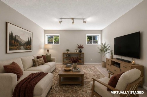 129 Carey, Canmore, AB - Indoor Photo Showing Living Room
