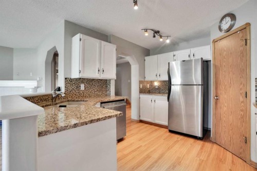158 Saratoga Close Ne, Calgary, AB - Indoor Photo Showing Kitchen With Stainless Steel Kitchen