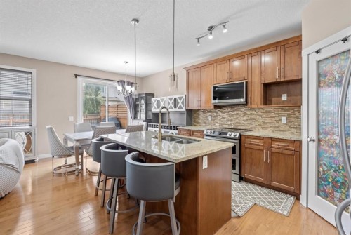 234 Covebrook Court Ne, Calgary, AB - Indoor Photo Showing Kitchen With Double Sink With Upgraded Kitchen