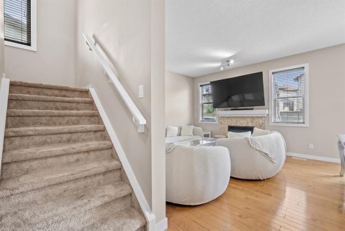 234 Covebrook Court Ne, Calgary, AB - Indoor With Fireplace