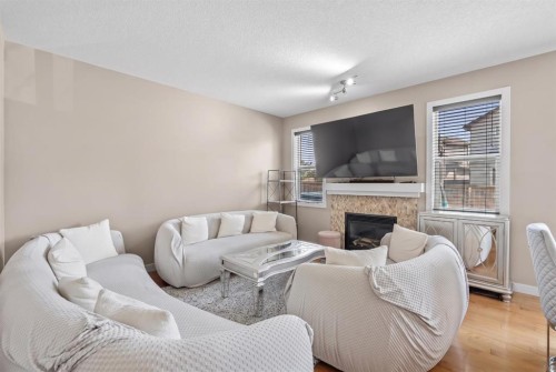 234 Covebrook Court Ne, Calgary, AB - Indoor With Fireplace