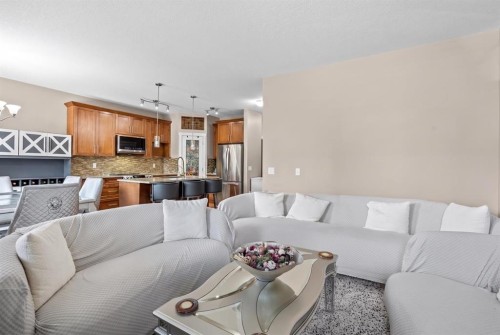 234 Covebrook Court Ne, Calgary, AB - Indoor Photo Showing Living Room