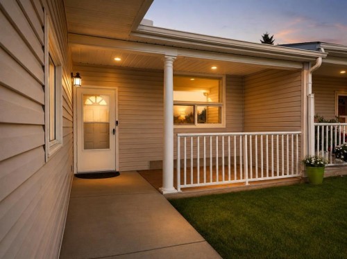 2-717 Centre Street, Vulcan, AB - Outdoor With Deck Patio Veranda With Exterior