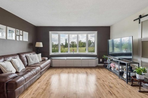744 Riverbend Drive Se, Calgary, AB - Indoor Photo Showing Living Room