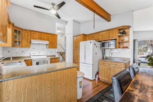 5112 Maryvale Drive Ne, Calgary, AB - Indoor Photo Showing Kitchen With Double Sink