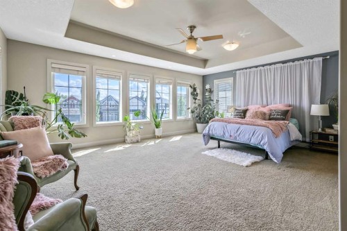 315 Mahogany Court Se, Calgary, AB - Indoor Photo Showing Bedroom