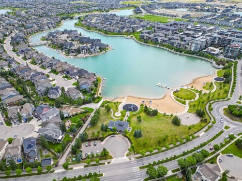 315 Mahogany Court Se, Calgary, AB - Outdoor With Body Of Water With View