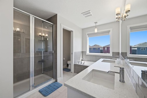 96 Homestead Grove Ne, Calgary, AB - Indoor Photo Showing Kitchen