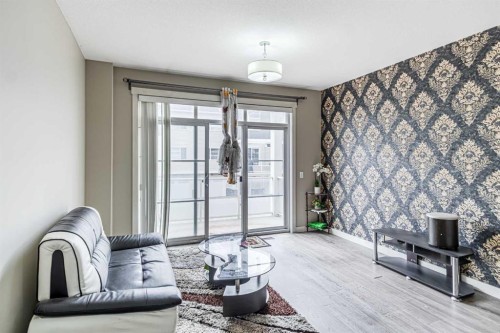 634 Redstone View Ne, Calgary, AB - Indoor Photo Showing Living Room
