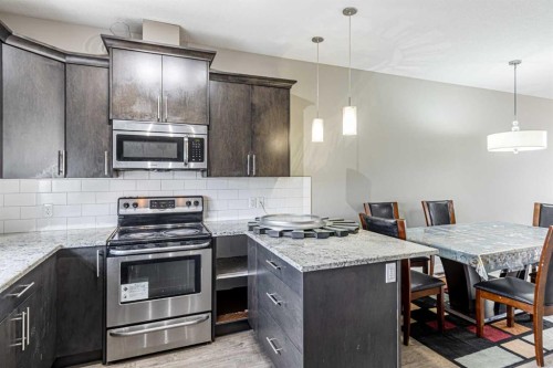 634 Redstone View Ne, Calgary, AB - Indoor Photo Showing Kitchen With Stainless Steel Kitchen With Upgraded Kitchen